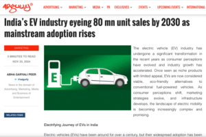 Trontek Featured in Adgully: Driving Mainstream EV Adoption in India
