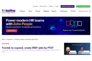 Media Spotlight: HRKatha Covers Trontek’s Workforce Expansion
