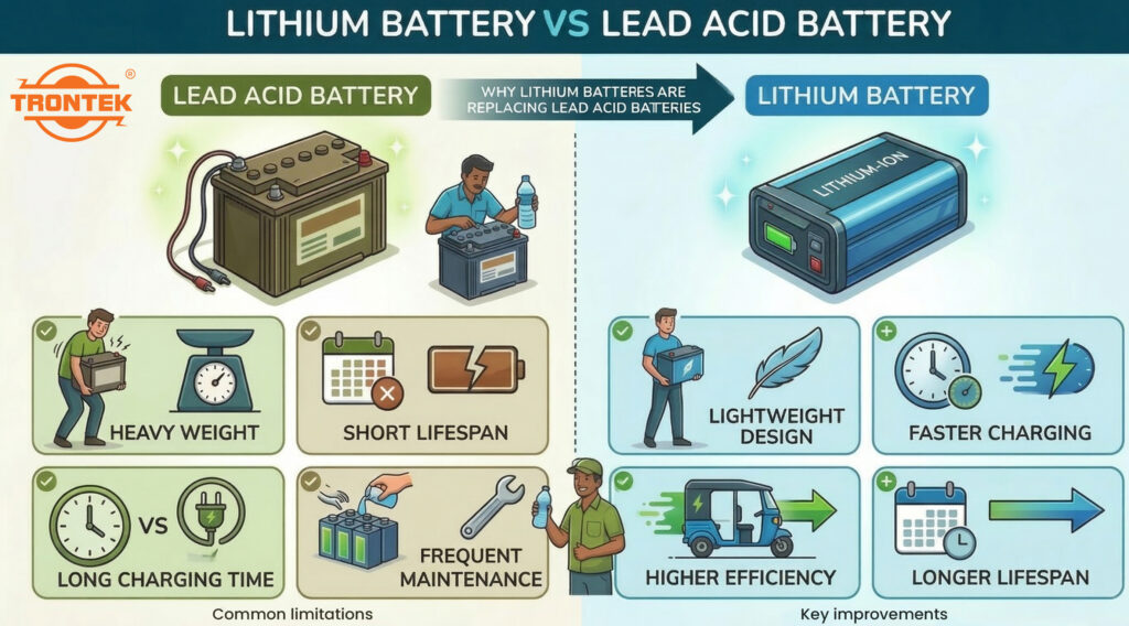 lithium battery vs lead acid battery