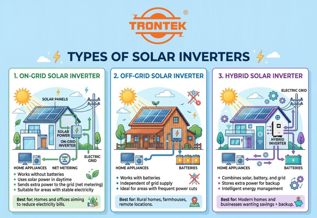 types of solar inverters