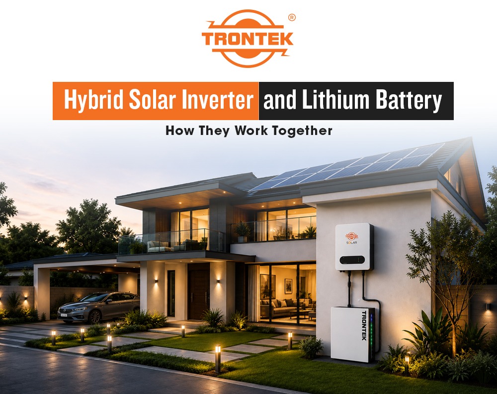 Hybrid Solar Inverter and Lithium Battery: How They Work Together